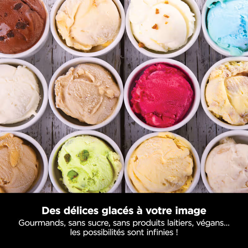 Machine à glace Ninja CREAMi 7-en-1 – Glaces, sorbets et milkshakes maison NC302EU